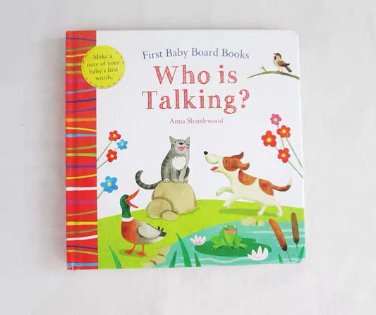 First Baby Board Book – Who Is Talking