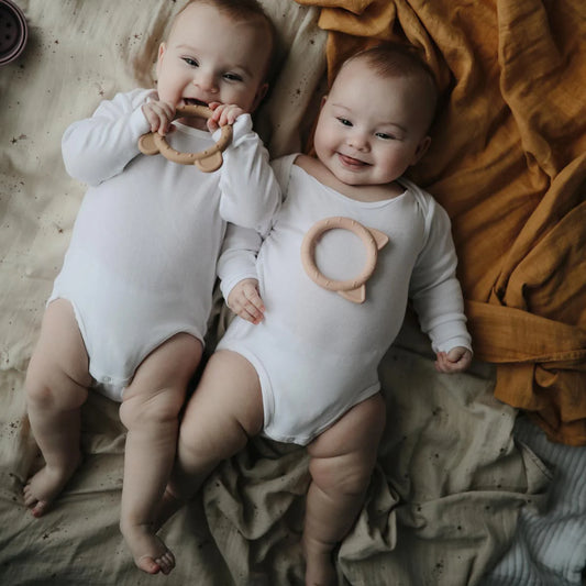 Mushie Teether-Bear-Naturap
