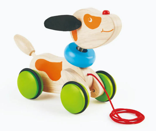 Pull Along Puppy Pin Toy
