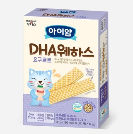ILDONG FOODIS YOGURT WAFERS  일동후디스 아이얌 웨하스 요쿠르트 36g