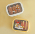 Load image into Gallery viewer, DAILYLIKE My Buddy Stainless 2-Tier Rectangle Lunch Box with Insulated Pouch - Yellow
