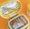 Load image into Gallery viewer, DAILYLIKE My Buddy Stainless 2-Tier Rectangle Lunch Box with Insulated Pouch - Yellow
