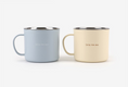 Load image into Gallery viewer, DAILYLIKE Stainless Steel Mug Cup 300ml – 2pc Set (Bichon & Poodle)
