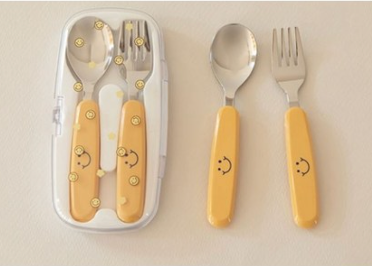 Daily Like Cutie Spoon & Fork Set 데일리라이크 큐티 스푼포크 세트