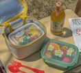 Load image into Gallery viewer, DAILYLIKE My Buddy Stainless 2-Tier Rectangle Lunch Box with Insulated Pouch - Yellow
