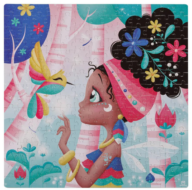 EurekaKids Mystic Fairy Glitter Puzzle 200pc 6yrs+