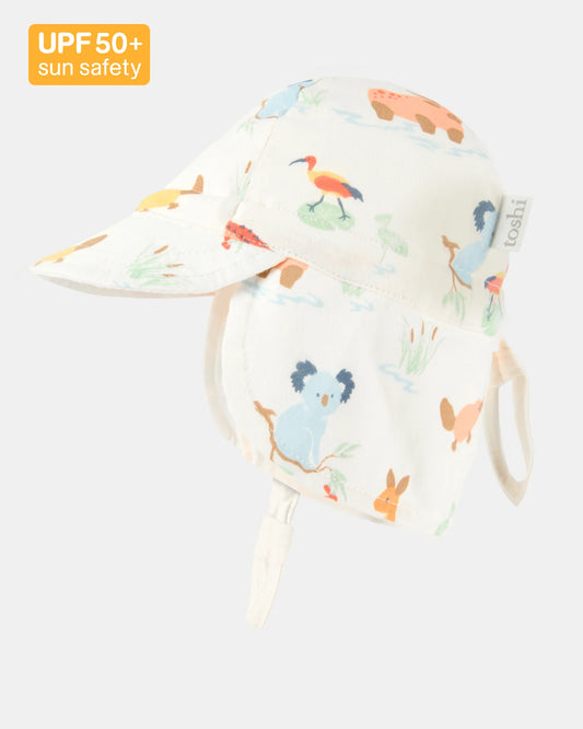 Toshi Flap Cap Down Under-Kakadu Dawn