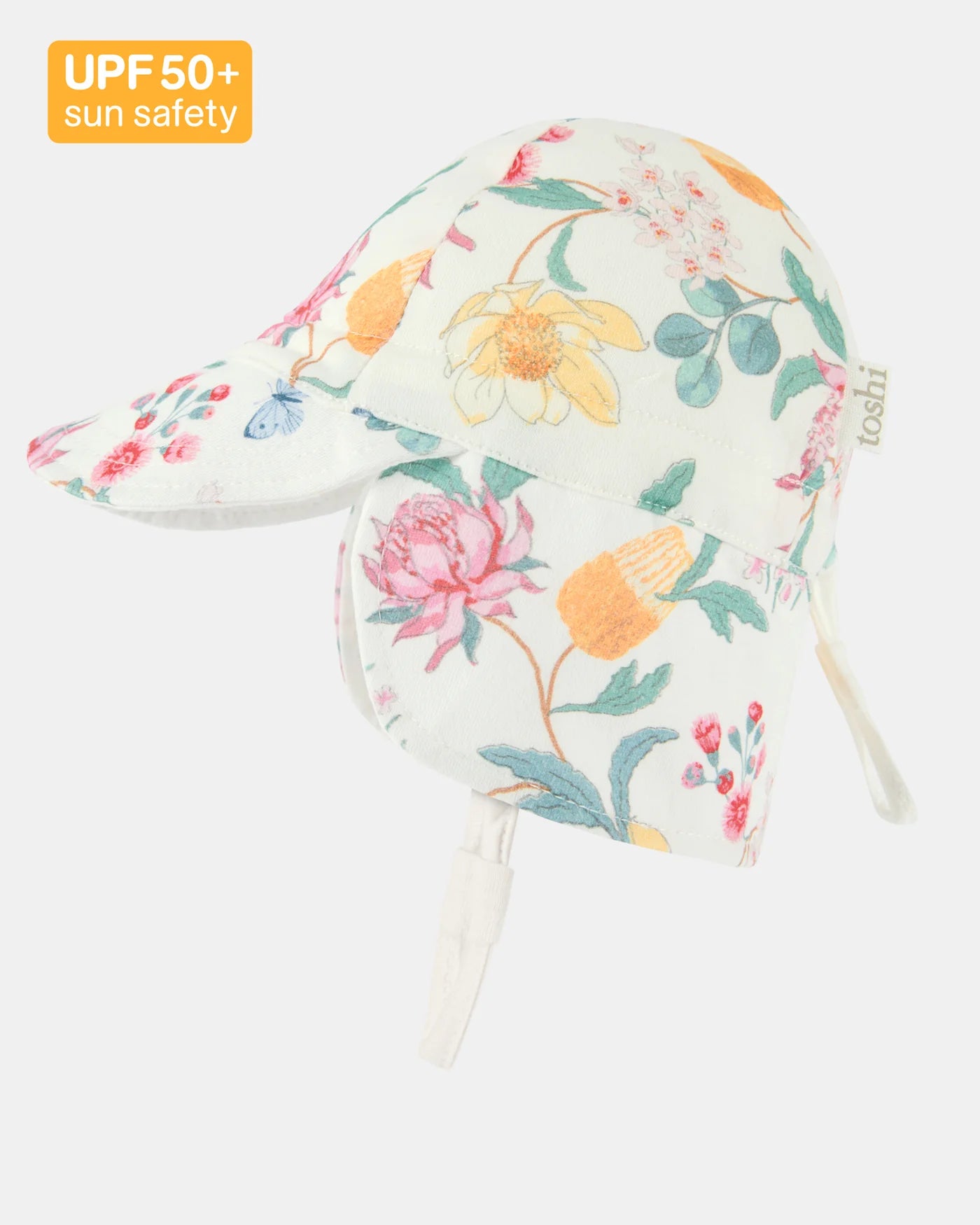 Toshi  Flap Cap Down Under -Waratah Dawn