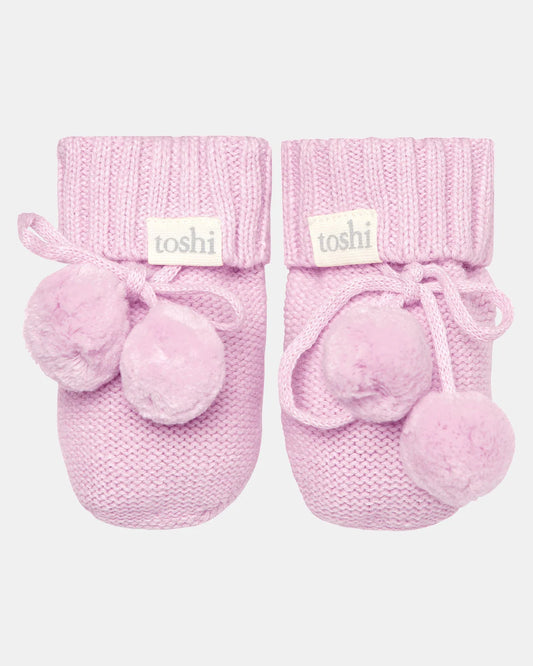Toshi baby booties marley Lavender