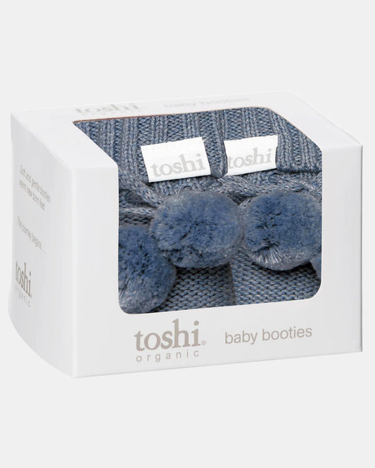 Toshi baby booties marley moonlight