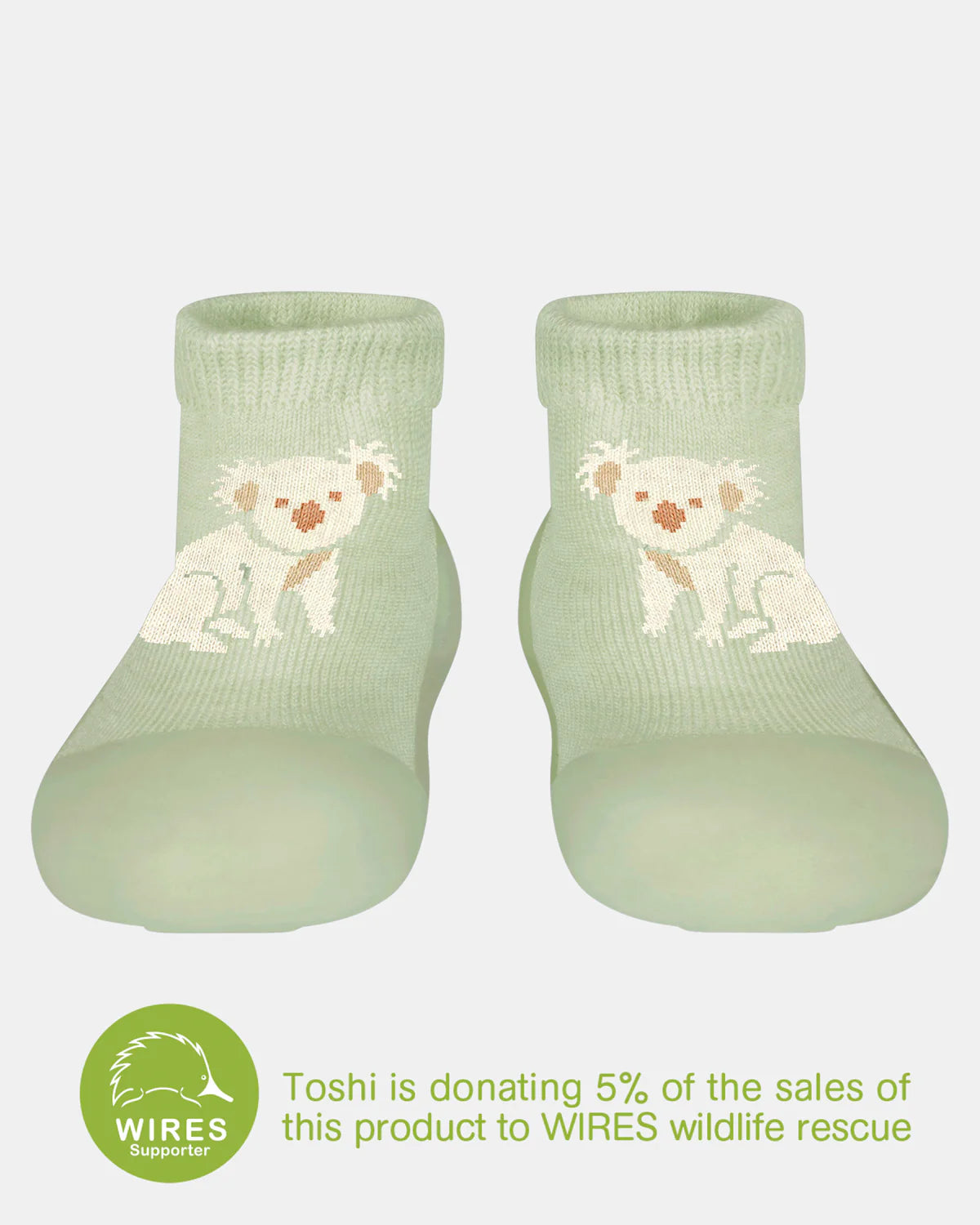 Toshi sock shoes koala