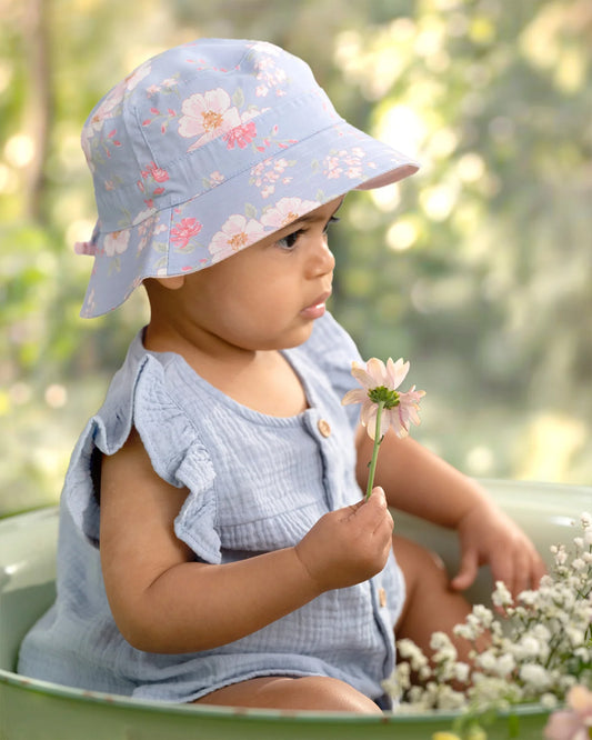 Toshi  Sunhat Desert Rose-sky