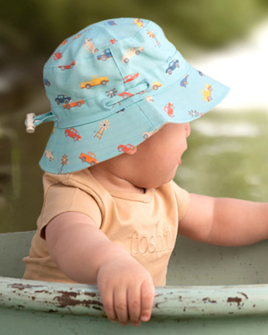 Toshi  Sunhat Ryder Utes Teal