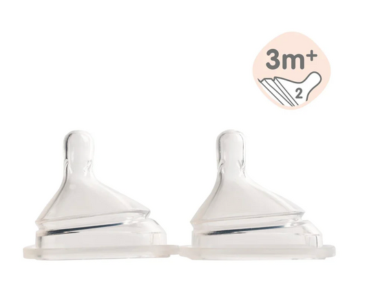 Hegen PCTO™ 240ml Feeding Bottle PPSU, 2-Pack PURPLE with 2x Medium Flow Teats (3 to 6 months)