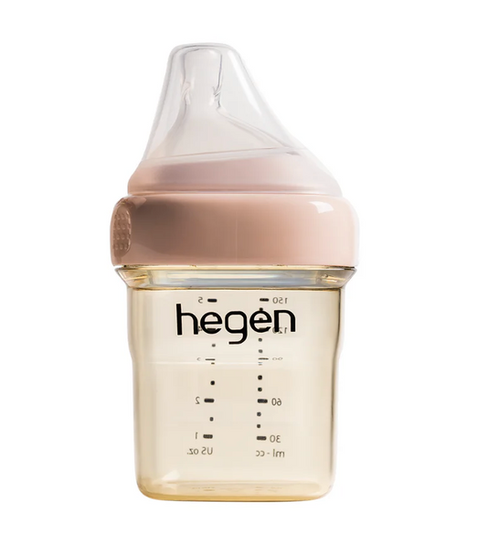 Hegen PCTO™ 150ml Feeding Bottle PPSU PINK with Slow Flow Teat (1 to 3 months)