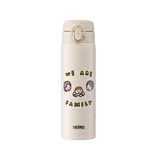 THERMOS × We Are Family Limited Edition Bottle | Ivory | Korea Exclusive