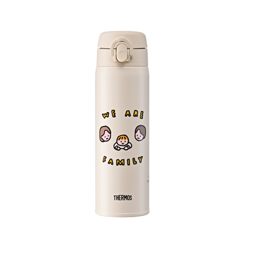 THERMOS × We Are Family Limited Edition Bottle | Ivory | Korea Exclusive