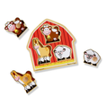 Load image into Gallery viewer, Melissa & Doug Barnyard Animals Jumbo Knob Puzzle - 3 Pieces
