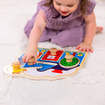 Load image into Gallery viewer, Melissa & Doug First Shapes Jumbo Knob Puzzle - 5 Pieces

