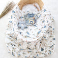Load image into Gallery viewer, Reversible Swaddle Knitted Waffle Baby Muslin Blanket
