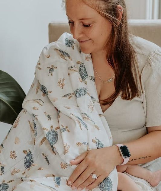 Baby Muslin Swaddle Blanket Bamboo Cotton