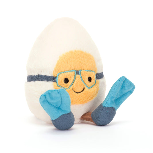 Jellycat amuseables nboiled egg scuba 14cm
