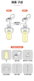 Load image into Gallery viewer, GROSMIMI PPSU STRAW CUP 200ML/300ML PEACH
