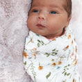Load image into Gallery viewer, Baby Muslin Swaddle Blanket Bamboo Cotton Whispering Meadow
