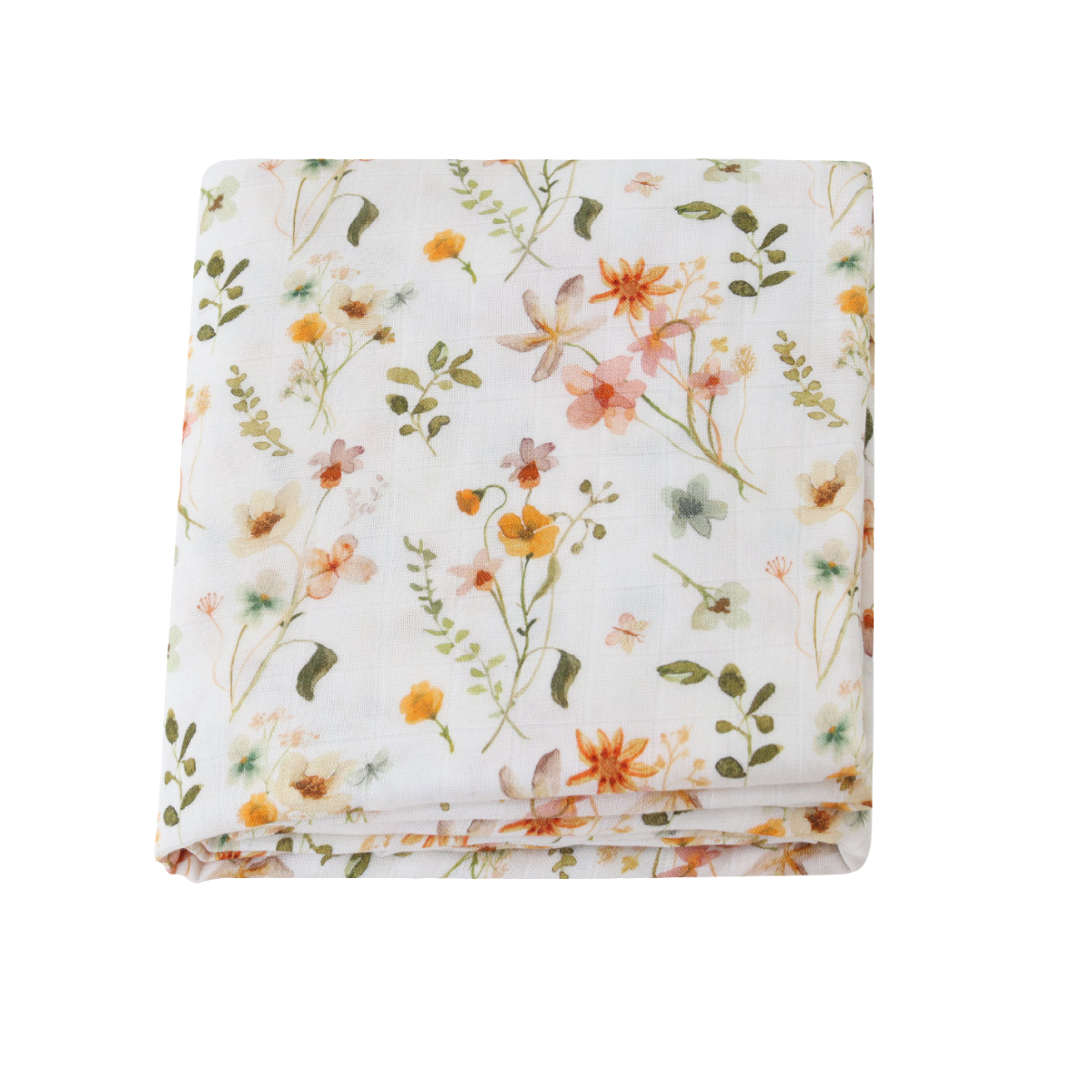 Baby Muslin Swaddle Blanket Bamboo Cotton Whispering Meadow