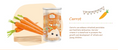 Load image into Gallery viewer, Baby Basic Sunshine QQ Noodle - Carrot

