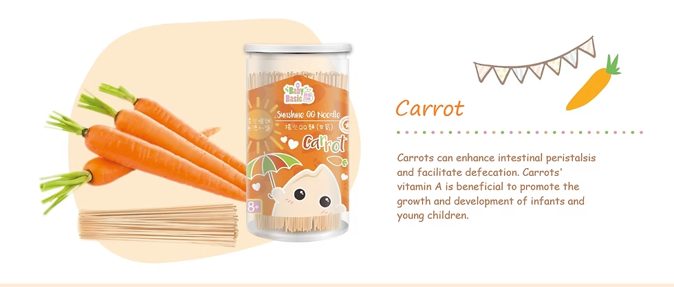 Baby Basic Sunshine QQ Noodle - Carrot
