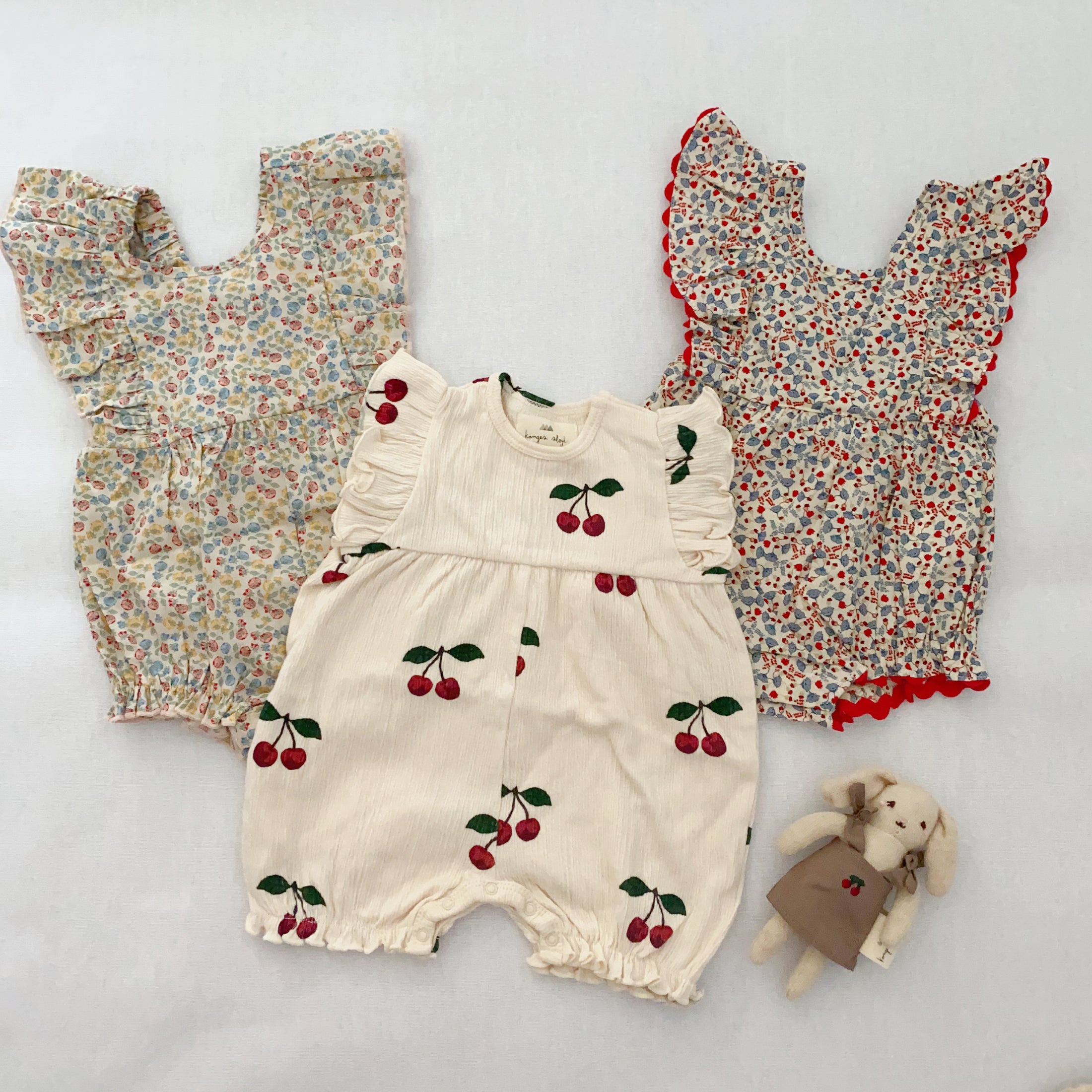 Konges Sloejd Chleo Frill Romper Gots 18M
