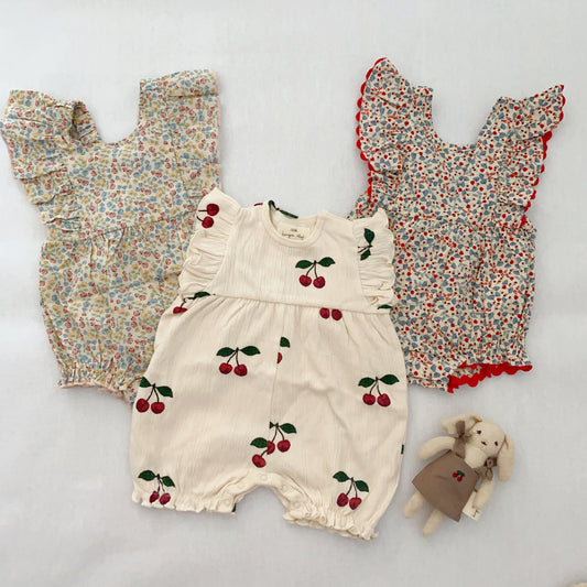 Konges Sloejd Chleo Frill Romper Gots 18M