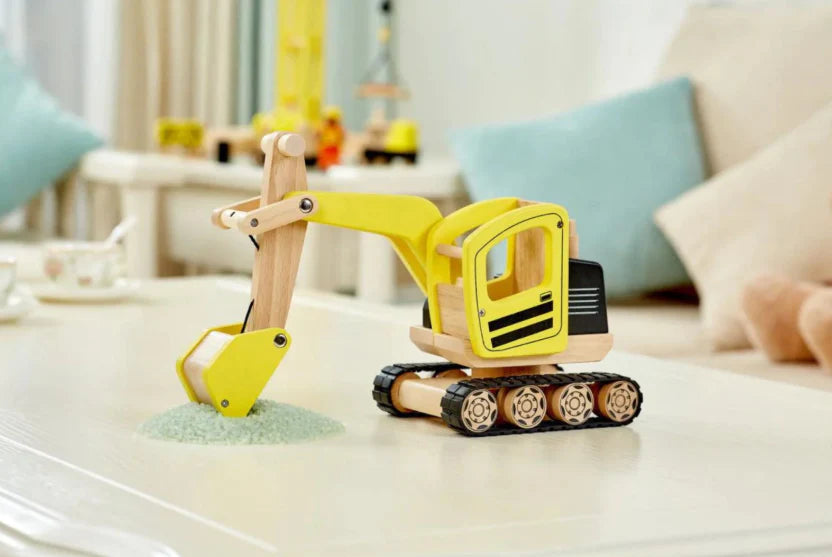 Wooden Digger Pin Toy