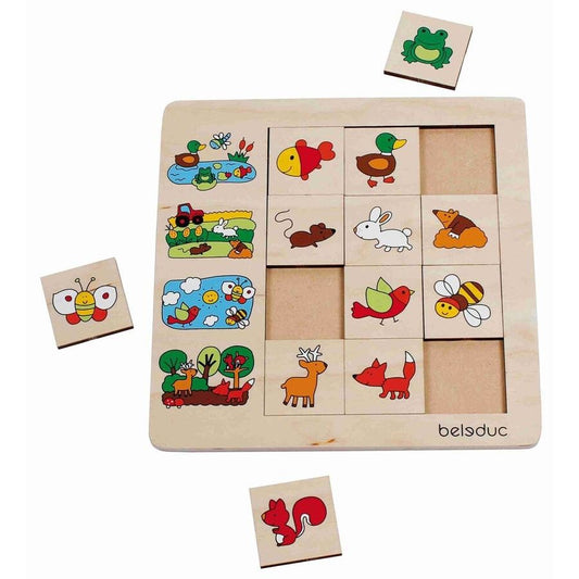Beleduc Sorting Game Puzzle - Environment (3-6yrs)