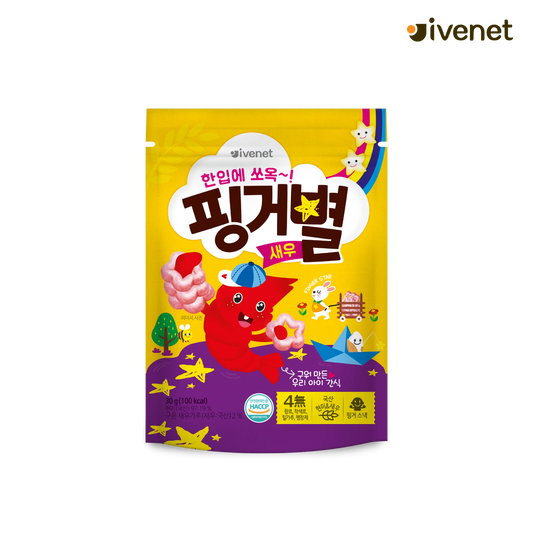 Ivenet Baby Finger Stars (Onion/Prawn)