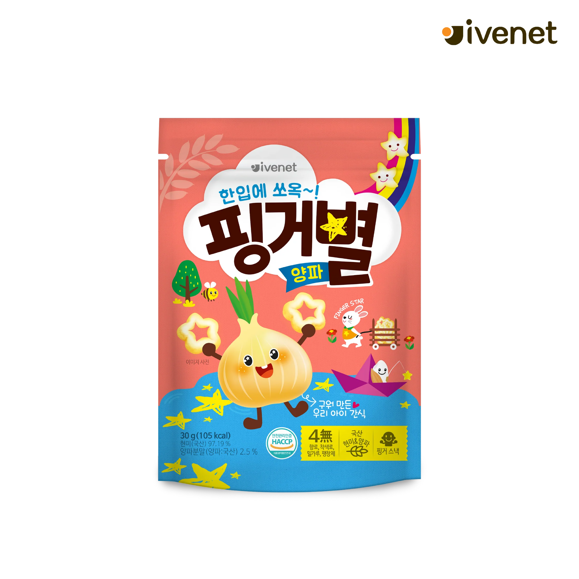 Ivenet Baby Finger Stars (Onion/Prawn)