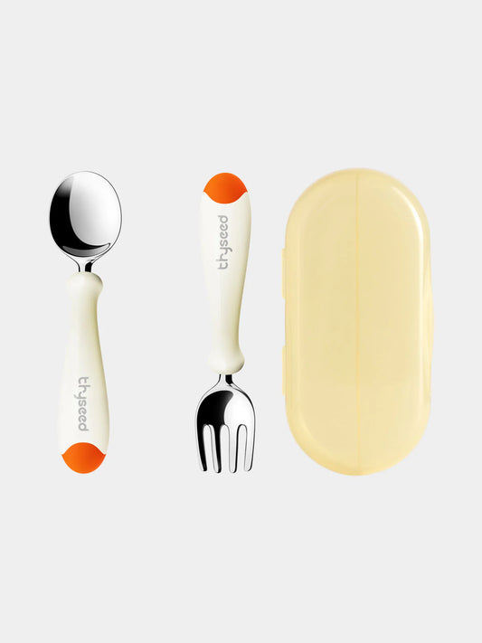 Thyseed 3D Stainless Steel Flatware Set