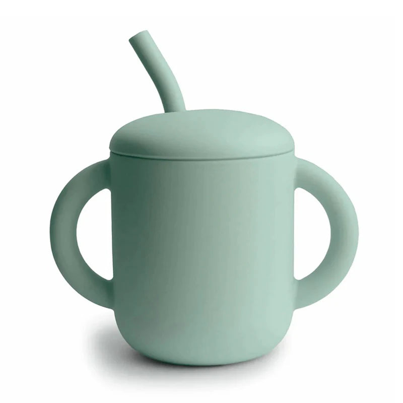 Mushie Training Cup - Cambridge blue