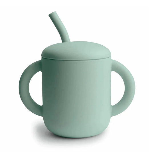 Mushie Training Cup - Cambridge blue