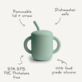 Load image into Gallery viewer, Mushie Training Cup - Cambridge blue
