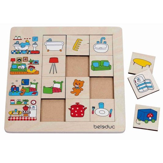Beleduc Sorting Game Puzzle - Our Home（3-6yrs）