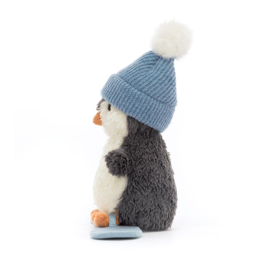 JELLYCAT Peanut Penguin Snowboarding Small