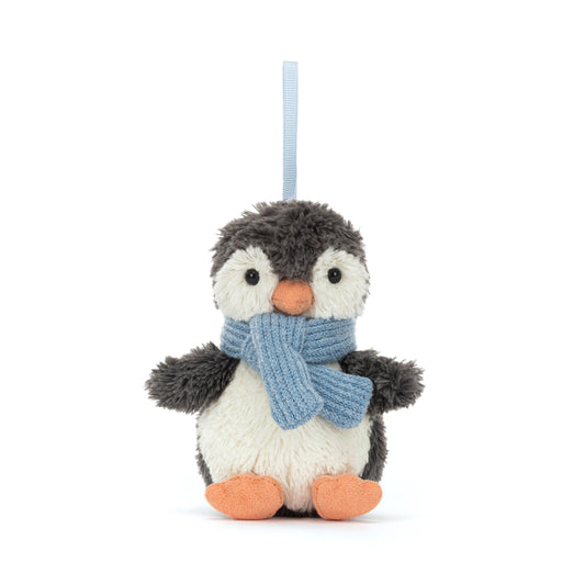 Jellycat Peanut Penguin Decoration 10cm