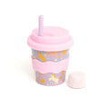 Load image into Gallery viewer, Purple Unicorn Babychino Cup 4oz
