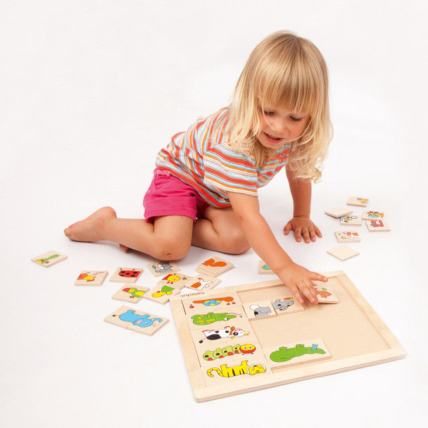 Beleduc Match & Mix Puzzle - Animals(3-6yrs)