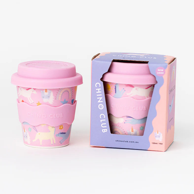 Pink Unicorn Babychino Cup 4oz/8oz